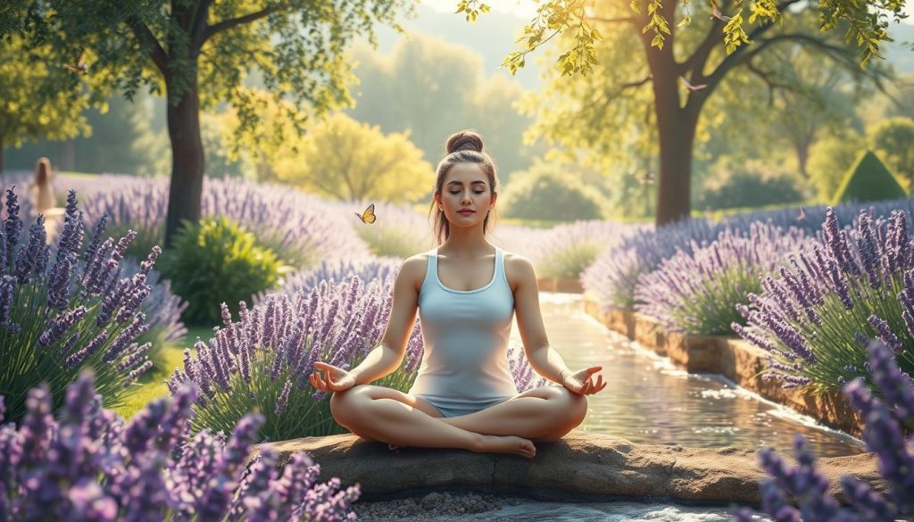 mindfulness techniques in Lavendaire meditation